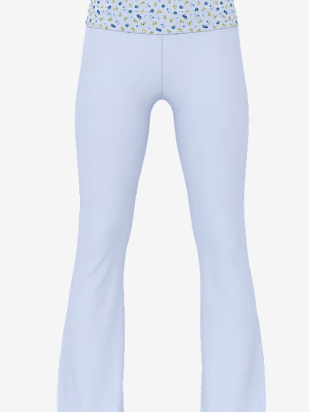 VS PINK NWT Frankies Bikinis Cotton Foldover Flare Pant